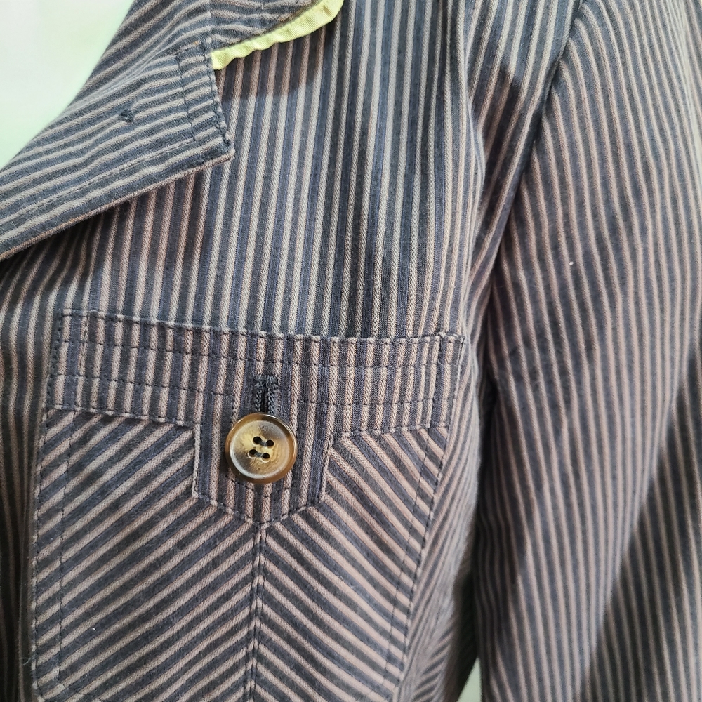 Apostrophe Lightweight Structured Button Front Bl… - image 4